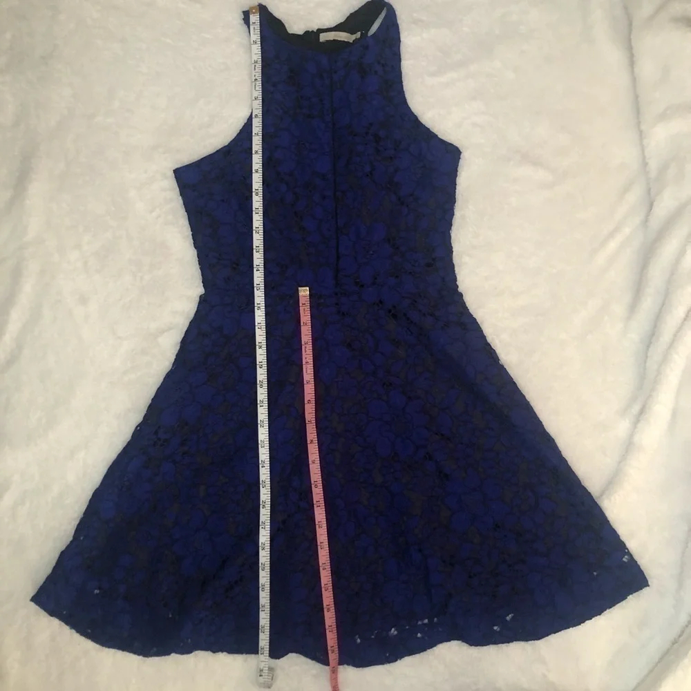 NWT Townsen Blue Lace Mini Dress Size 4